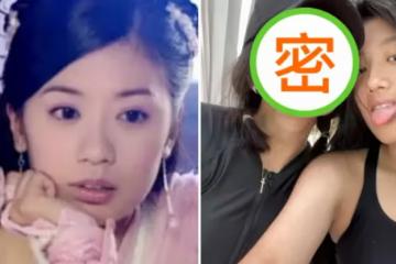 賈靜雯跟女兒合影照曝光,素顏很黑還有斑,47歲的皮膚狀態明顯,網友:真實不做作