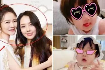 同樣是嫁豪門產女,安以軒女兒眼睛又大圓,郭碧婷女兒臉大有福,網友:誰才是真名媛?
