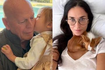 布魯斯威利迎71歲生日! 黛咪摩爾曬天倫照:你需要的只有愛