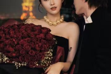 日本兩大爭議網紅閃婚！「多年好友變夫妻」婚紗照曬超大鑽戒閃瞎