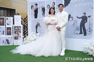婚禮放閃金句連發!吳品潔認「被帥臉迷惑」 禾浩辰喊:娶對人了