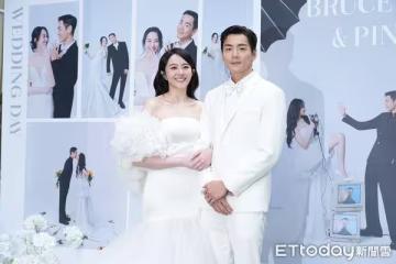 宋芸樺穩交6年首度公開放閃! 「緊牽高帥男友」現身禾浩辰婚禮