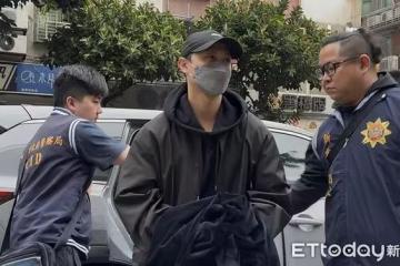 王子邱勝翊捲逃兵案一大早遭拘捕! 雙手上銬抵警局畫面曝光