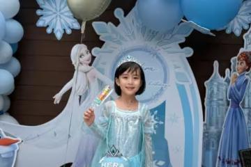 TVB花旦楊茜堯女兒6歲生日!神態氣質酷似媽媽!被贊漂亮的像AI!