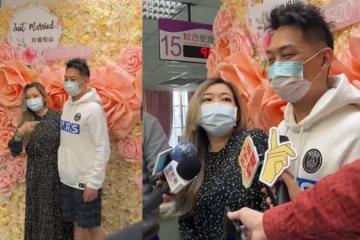 挺孕肚前往公證 Makiyo正式升格人妻