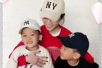 侯佩岑罕見公開倆兒子露臉帥照，兩兄弟長得像媽媽，都是高顏值