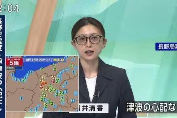 日本強震!美女主播趕回電視台「全素顏報新聞」 呼吸急促網心疼