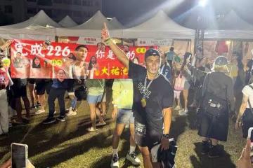 楊佑寧完賽226K三鐵創紀錄！　愛妻現身力挺：不用凌晨送他出門了
