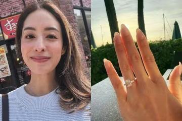 快訊/莫允雯要結婚了! 「喜曬超大顆鑽戒」:少了一個孤獨女孩