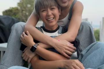 TVB女星親吻閨蜜臉頰，公開告白喊「老婆」！相識15年私下互喚老公和老婆