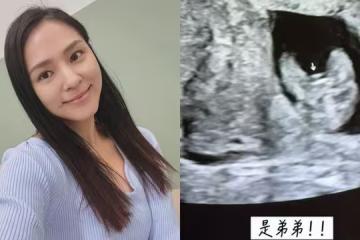 熊熊曬超音波揭曉二寶性別！　產檢被醫贊：走路有風喔