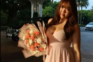 TVB男星女兒大曬低胸短裙豐滿照！慶18歲生日！網友驚呼：越長越漂亮