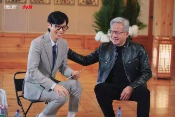 黃仁勛登韓綜灑糖！「要看作業嗎」曝追妻故事　認了皮衣全由老婆買