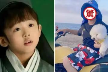 有種「長大」叫做《三生三世》小阿離！11歲眼睛烏黑「模樣十分帥氣」，遺傳到媽媽優良基因：真是「星味十足」