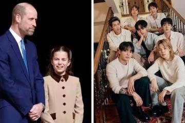 夏洛特公主被曝「點名」要看BTS演唱會！威廉或再度陪女兒追星！
