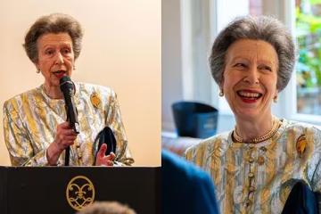 75歲安妮公主聚會照刷屏！50年前，她做了所有王室成員不敢幹的事