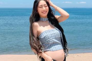 香蕉愛妻懷孕22周「孕肚照曝光」　倒數卸貨吐心聲：還很不熟悉