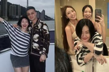 小S一家四口香港被捕獲！許雅鈞滿頭白髮意外成焦點　她親曝真相