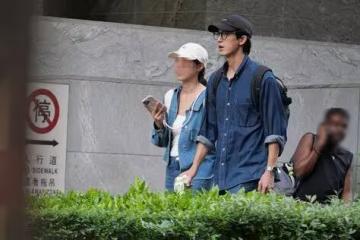 涉嫌閃兵遭起訴!邱昊奇停工現身中山商圈 約會牛仔妹現嘴功