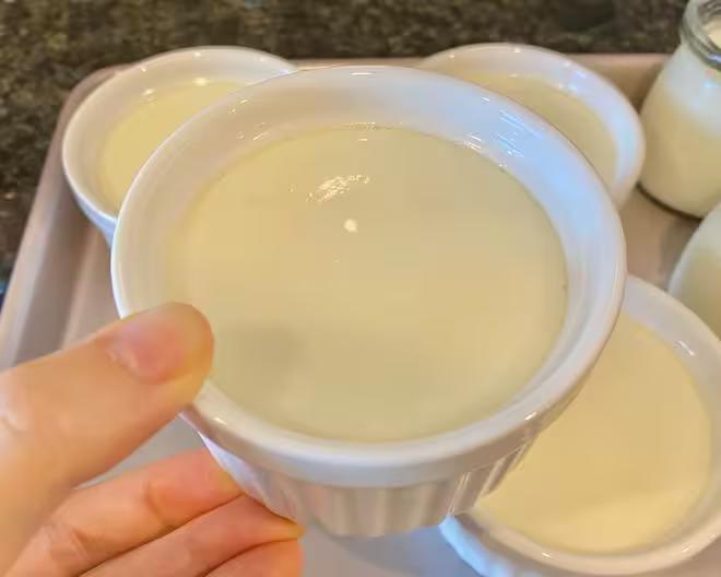 消耗蛋白！超簡單！雙皮奶