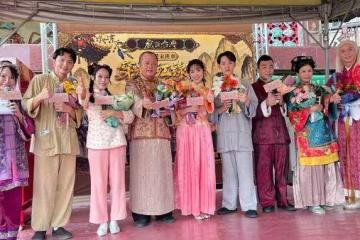 《戲說台灣》玩穿越!最帥月老現身「台中樂成宮」雨秒停 全場驚呼