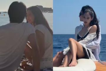 太閃！Jennie依偎台灣男模Kai懷裡　背後環抱⋯網贊：超登對