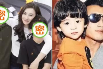 張柏芝給12歲二兒子慶生，曬合照兒子長相帥氣，謝霆鋒拍戲手受傷，網友：男孩成長需要爸爸