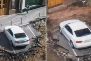 工人打「32個電話不接」，違停奧迪被「報復」，女司機取車時哭了，工人師傅：想停就「永遠停著吧」！