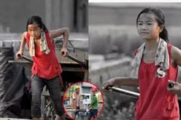 最偉大的孝順！ 父逝母改嫁，台中10歲孤女「頂烈日搬磚」，只為「養活阿公阿嬤」網贊：一定會出人頭地的！