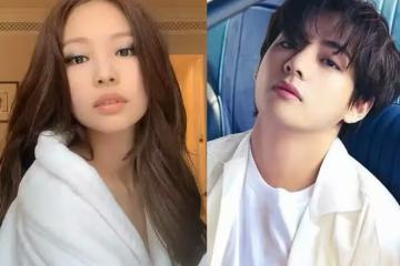 BLACKPINK珍妮和BTS的V在濟州島被拍同行,兩人被猜測熱戀中,但兩人公司均為正式回應