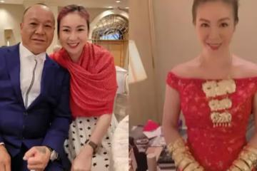 68歲「大B哥」吳志雄風光嫁女兒,新娘手腕戴滿黃金鐲子太奢侈,婚禮現場眾星雲集