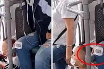 低調行善,母抱童上車「青年起身讓座」遭婉拒,戴耳機裝沒事「往旁一看暖舉曝光」網感動:細節體現修養
