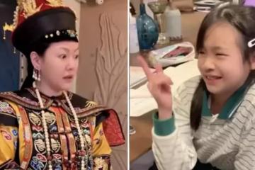 小S戲癮大發!穿古裝和女兒互嗆,被許老三吐槽太好笑,網友:給自己生出了一個「勁敵」