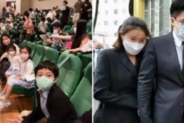 家族爭產風波平息，霍啟剛心情大好，帶著郭晶晶跟孩子聽音樂會