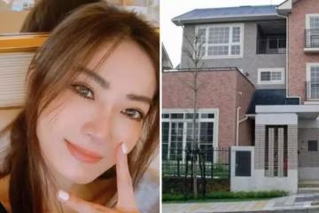 謝金燕替父還債2個億，為躲狗仔「花上億元搬進豪宅」陽台就能賞湖畔「走到大門得搭接駁車」鄰居都是名人