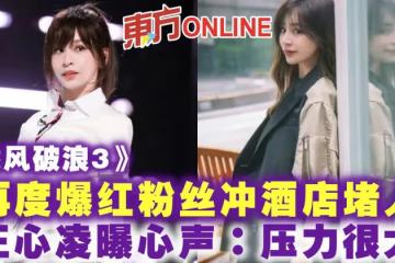 《乘風破浪3》再度爆紅粉絲沖酒店堵人 王心凌曝心聲:壓力很大