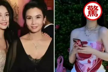 邱淑貞女兒罕曬性感照!精緻妝容皮膚白皙,拿絲巾當上衣秀一字鎖骨,頸上項鏈太吸睛:堪稱「最美星二代」