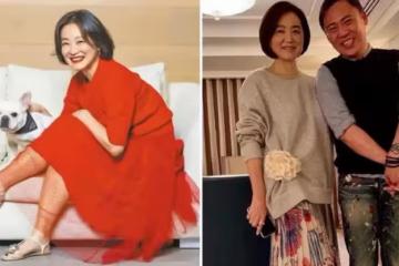 林青霞穿紅裙容光煥發，踩套趾涼鞋腳趾還塗紅指甲，是個潮「阿嬤」