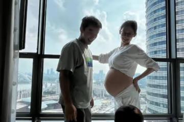 鄭愷官宣苗苗生二胎,兒女雙全,小朋友小手白嫩十分可愛