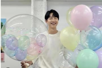 演員宋仲基曬出近照，慶祝六一快樂，笑容燦爛超可愛