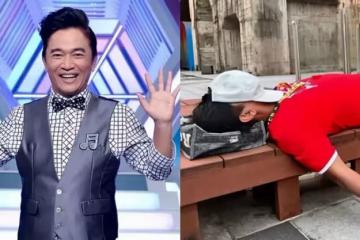吳宗憲錄影突然暈倒,躺路邊休息手垂地,自曝可能是無癥狀感染者