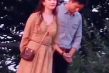 李現劉亦菲新劇路透,女方長發飄飄皮膚超白,男方羞澀不敢擁抱