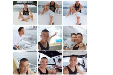 吳毅將夫婦包豪華遊艇出海!港姐妻子穿短褲秀身材,58歲氣質出眾
