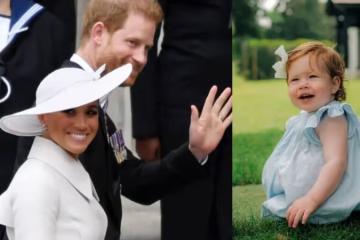 Prince Harry、Meghan Markle愛女滿歲　可愛模樣萌翻網友！
