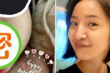 林依晨首曬「女兒正臉」， 小可愛已長出牙齒，小臉蛋肉嘟嘟的，透露女兒很乖：是來報恩的