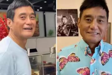 64歲香港戲骨王俊棠近況曝光！久居內地愜意逛路邊攤無人識，一天吃三餐僅花10元