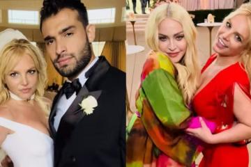 Britney Spears梅開三度完婚了!Madonna現身祝福好友