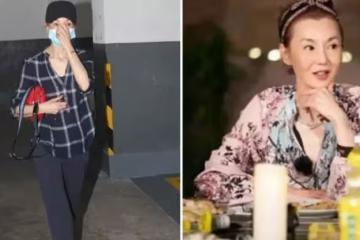 張曼玉如今58歲,身著格子襯衣非常真實,逛地攤買衣服,活得真實活得透徹