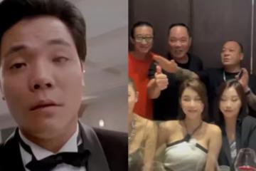 港星齊聚深圳聚餐,與美女合影心情好,吳志雄開4家餐廳身家過億