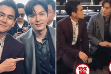 當39歲彭于晏和34歲李敏鎬同框穿西裝,看清鞋子後,網友:終於相信女生的審美了